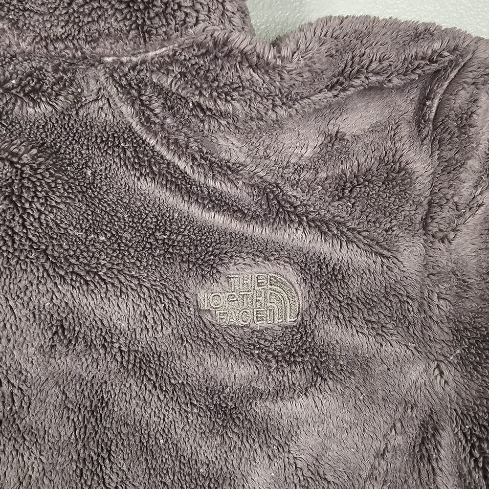 The North Face Jacket Womens Large Osito Gray Fleece Preppy Outdoor Skiing Y2K - Picture 9 of 12